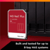 Western Digital 8TB WD Red Plus NAS Internal Hard Drive HDD - WD80EFBX - Image 3