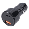 Baseus 45W USB+Type-C Quick Car Charger Black