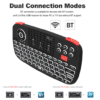 Riitek i4 Wireless & Bluetooth Rechargeable Keyboard with Touchpad - Image 4
