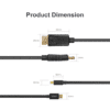 Unitek Y-C611BK Mini DisplayPort to DisplayPort 2m - Image 3