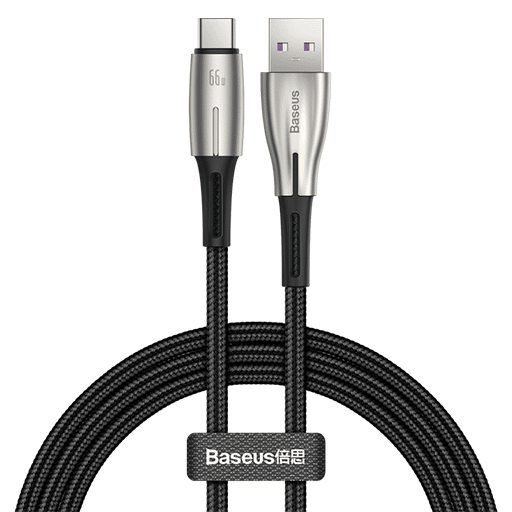 Baseus 1M 66W Type-C Water Drop-shaped Lamp Charging Cable
