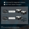 Unitek V1408A Type-C To Dual HDMI 4K 60Hz MST Adapter - Image 5