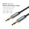 Unitek Y-C930ABK 3.5mm to 3.5mm Audio Cable 5.0m Gold Plated Black/Grey - Image 2