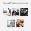 Unitek Y-2516 4 Port USB Extender Over Ethernet 60m - Image 3