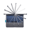 Universal Rotating keyboard Wiwu Waltz Apple iPad Pro 12.9" (2018-2021) black (AR+EN) - Image 2