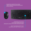 Alcatroz Xplorer Air 6600 Wireless Keyboard/Mouse Combo Black - Image 3